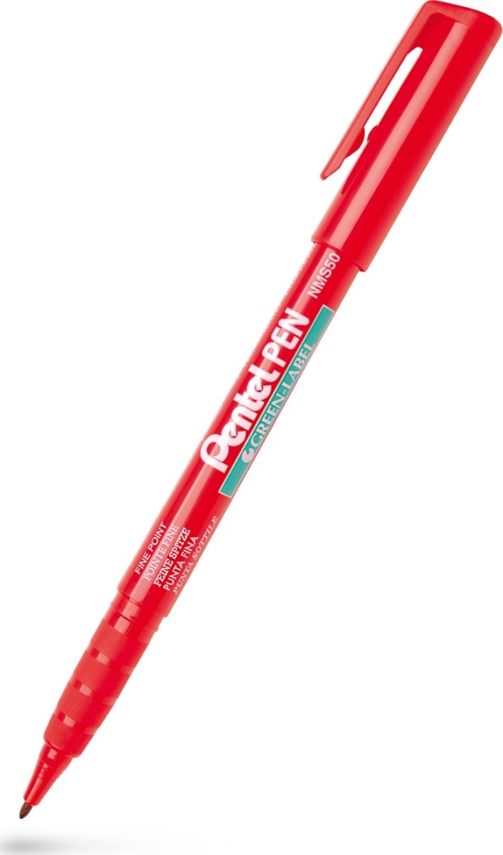 Pentel NMS50 Permanent marker | F | Rød