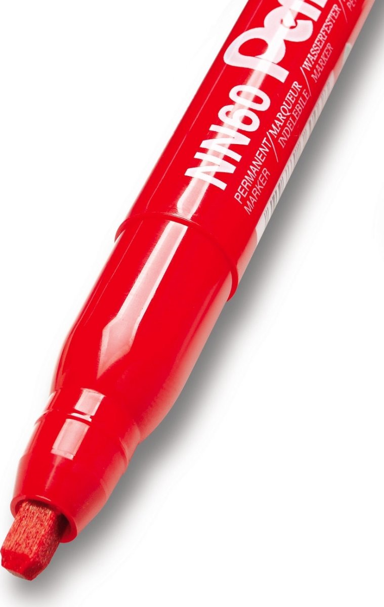 Pentel NN60 Permanent marker | Skrå | Rød