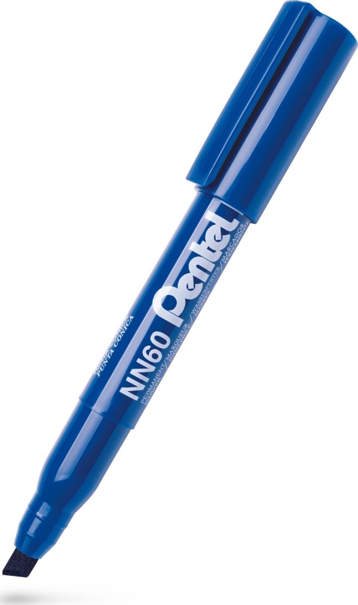 Pentel NN60 Permanent marker | Skrå | Blå