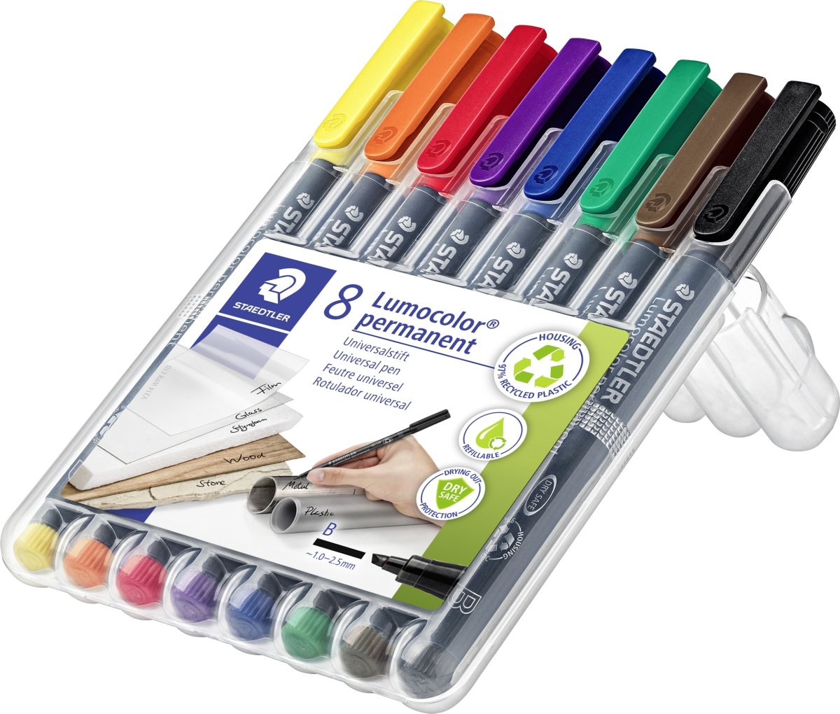 Staedtler 314 Permanent Marker | 8 farver