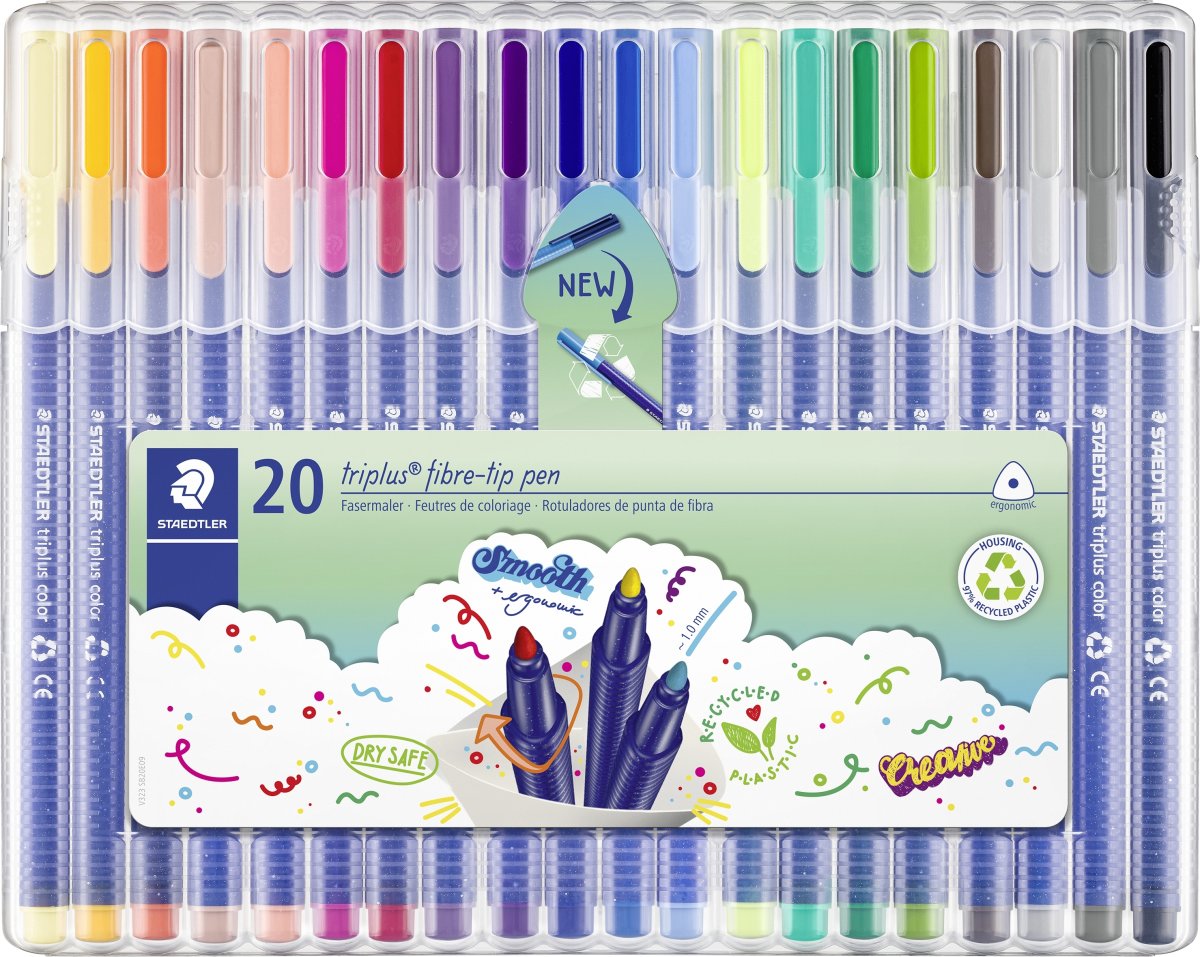 Staedtler Triplus Color Tusser | 20 farver