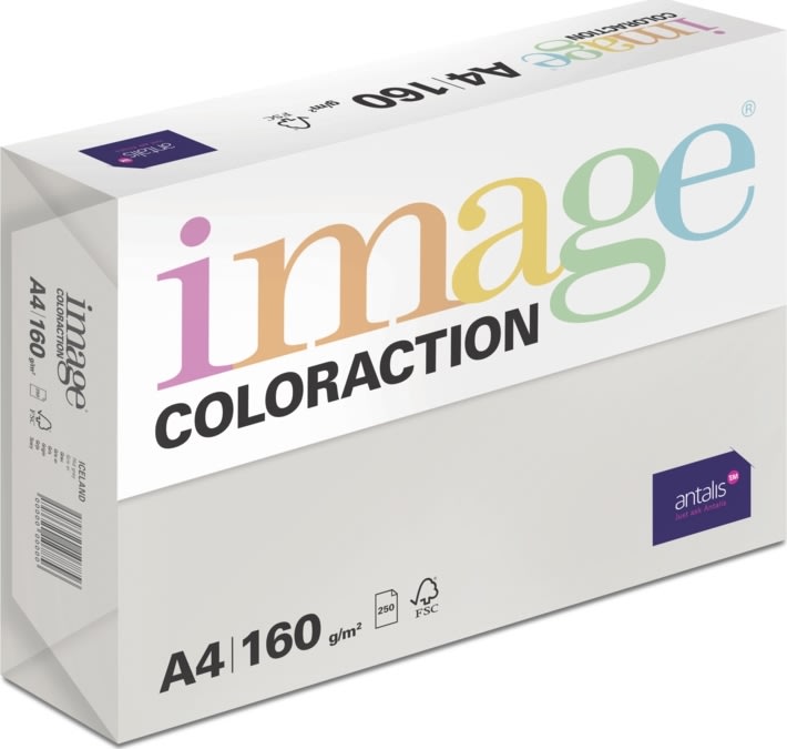 Image Coloraction A4, 160g, 250ark, Mid Grey
