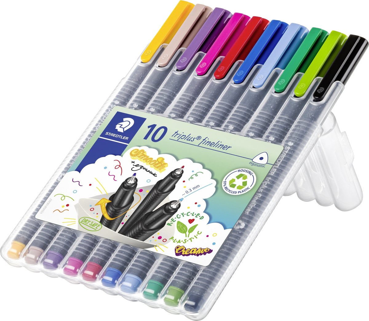 Staedtler Triplus Fineliner | 10 farver