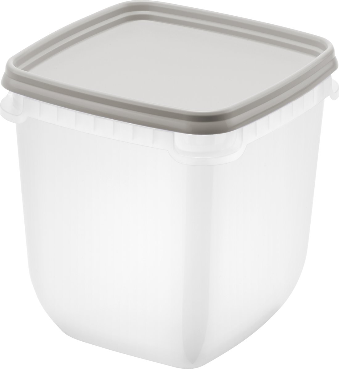 Fryse opbevaringsboks, gråbrun, 1L, 3 stk.