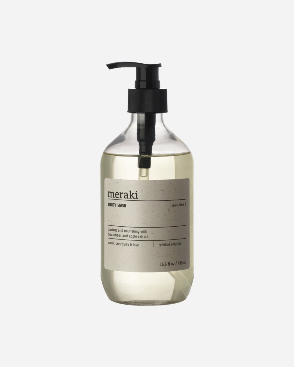 Meraki Body Wash, Silky Mist 490 ml