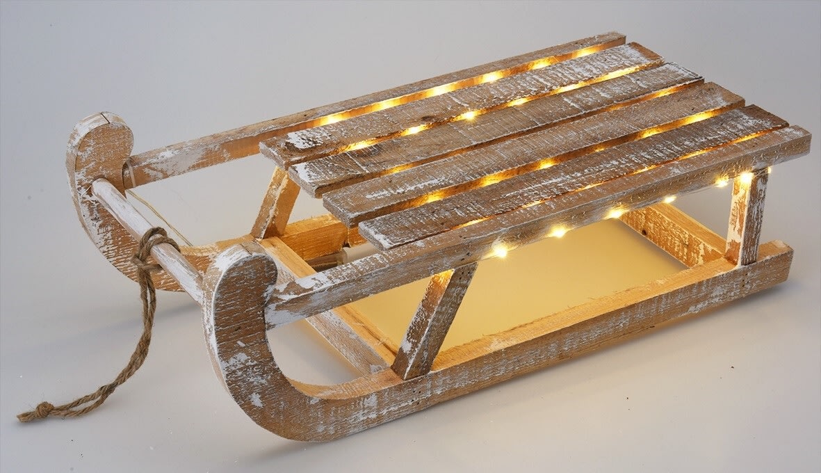 Kælk med led, fyrretræ, 50x24x16cm