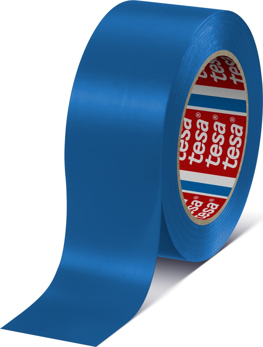 tesa gulvmarkeringstape, 50mm x 33m, blå