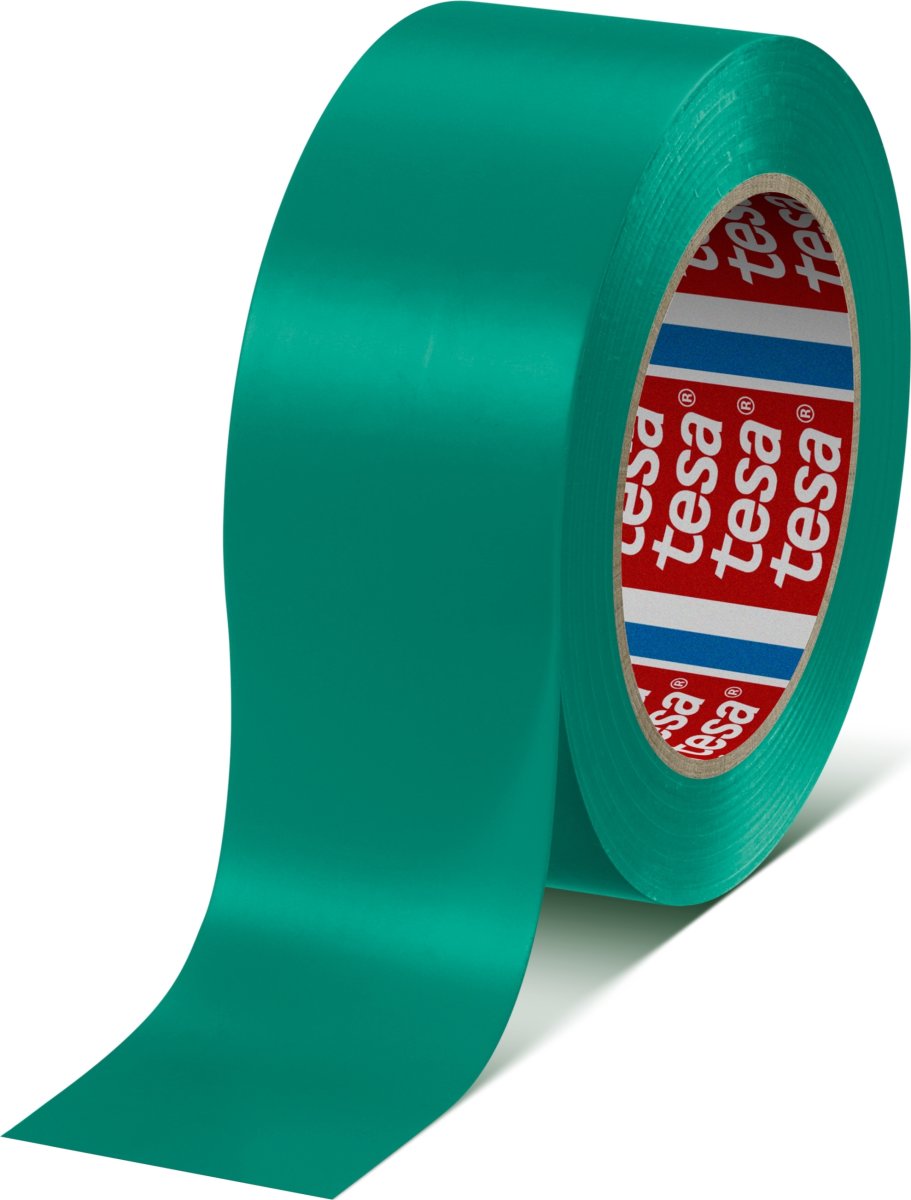 tesa gulvmarkeringstape, 50mm x 33m, grøn