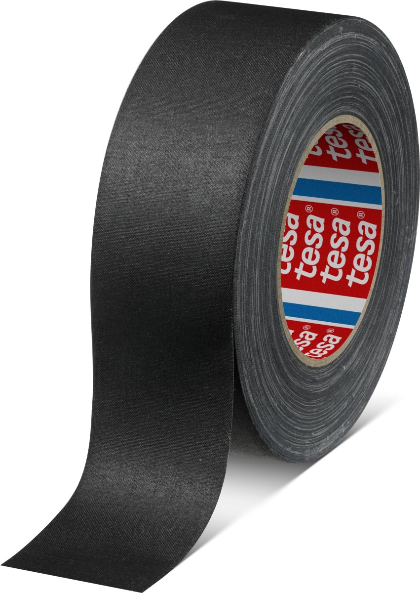 tesa eventtape, 50mm x 50m, sort