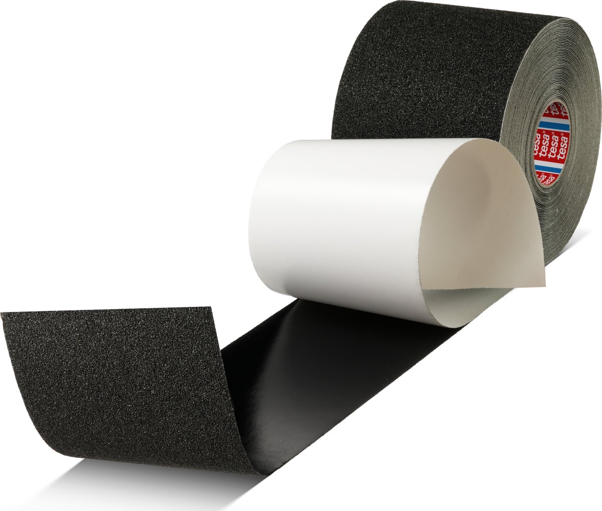tesa skridsikker tape, 152mm x 15m, sort