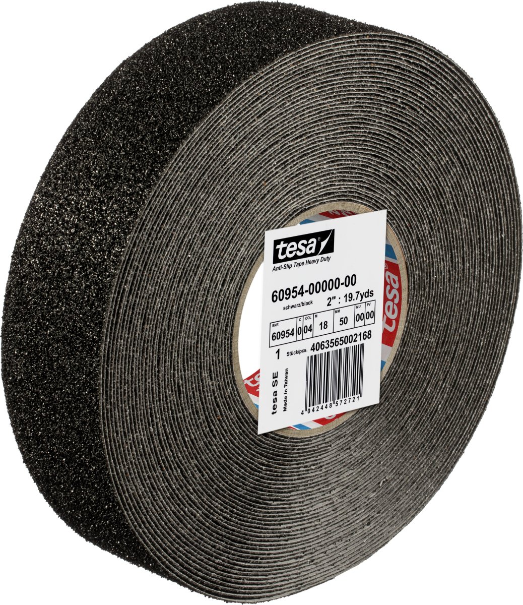 tesa skridsikker tape, 50mm x 18m, sort