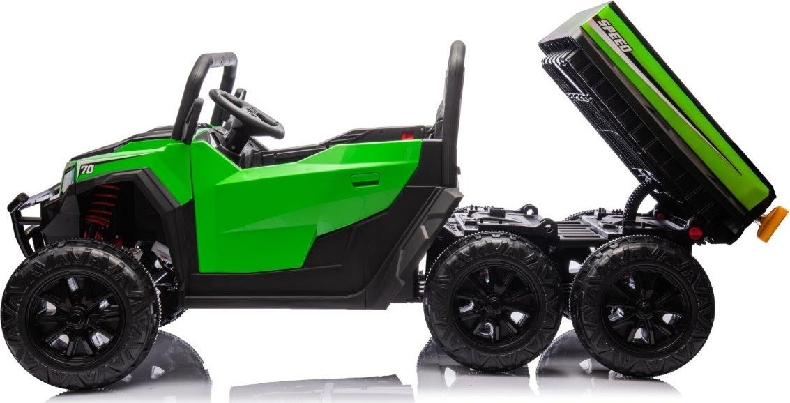 DEMO: Elbil Azeno Farmer Truck II, 24V, grøn