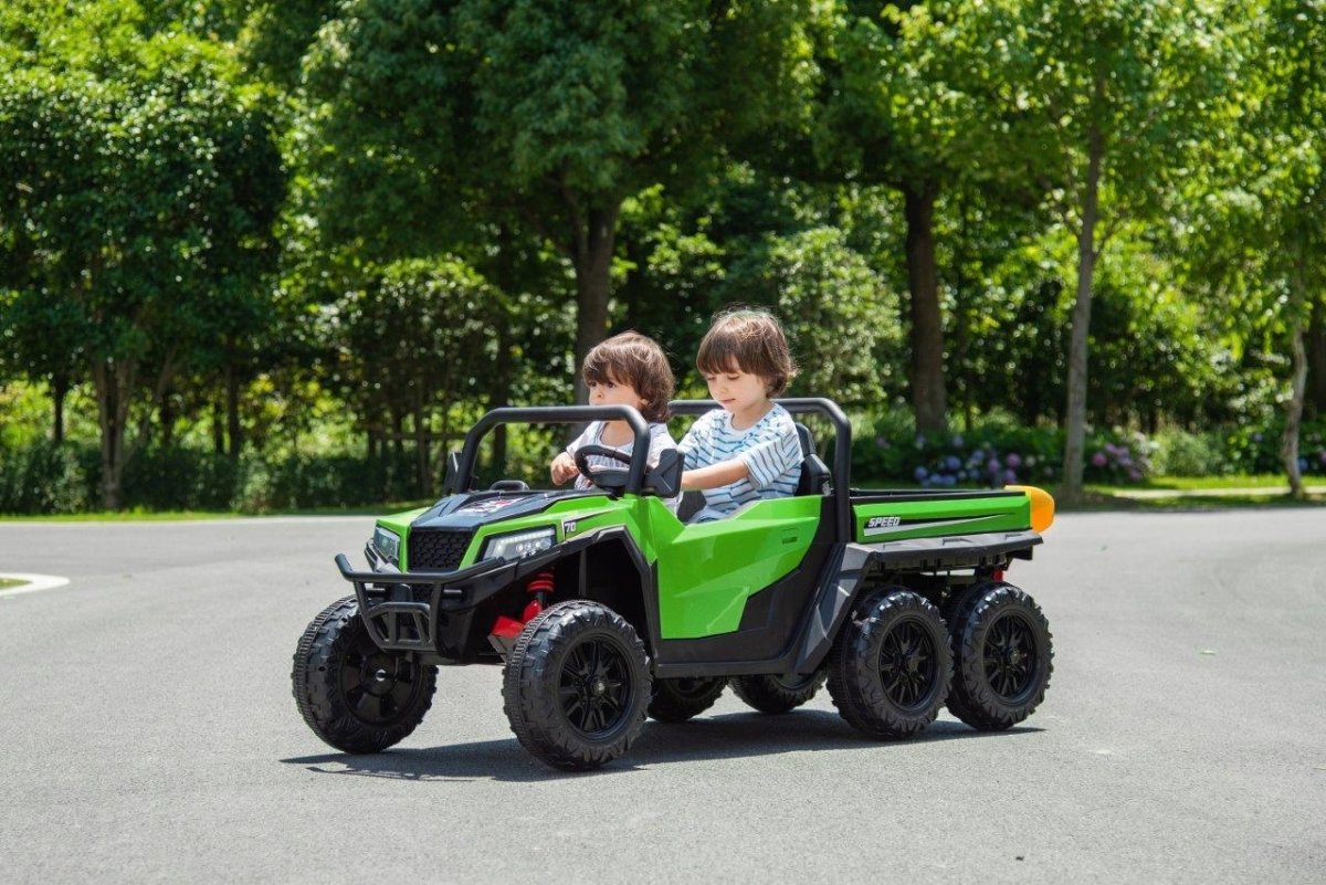 DEMO: Elbil Azeno Farmer Truck II, 24V, grøn