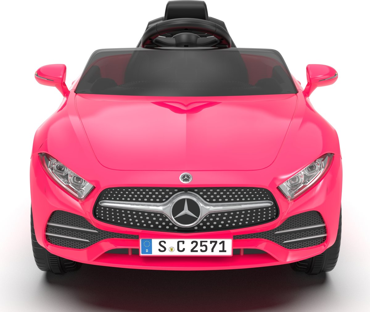 Elbil Mercedes CLS 350 børnebil, 12V, lyserød