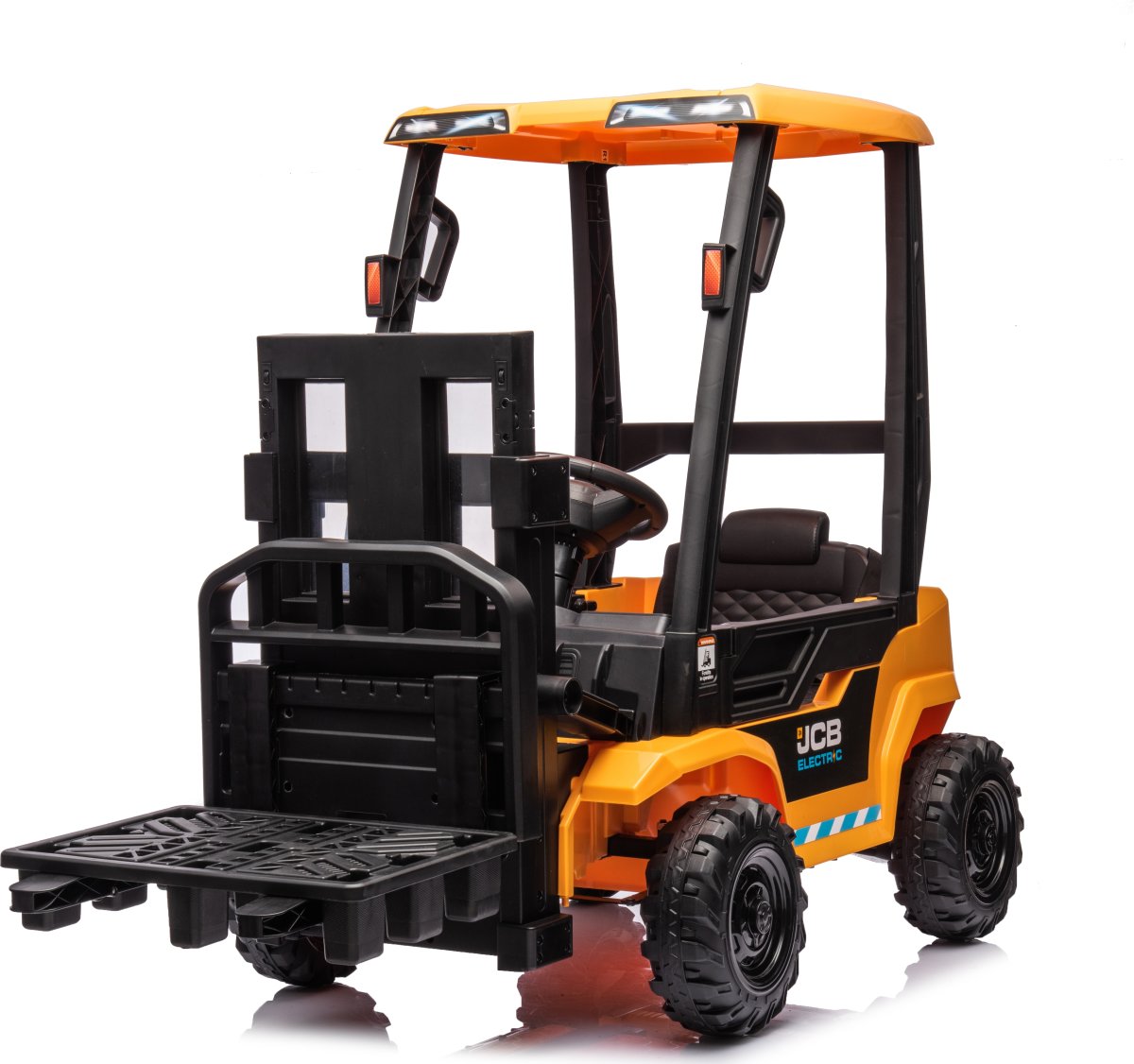 Elbil JCB gaffeltruck børnebil, 12V