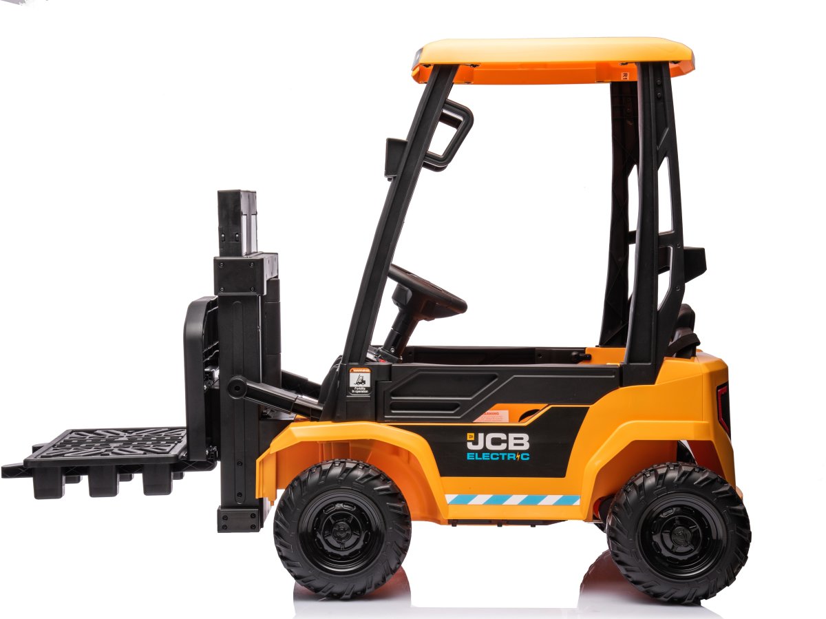 Elbil JCB gaffeltruck børnebil, 12V