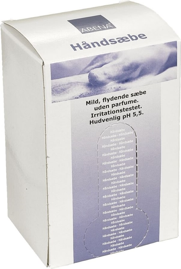 Abena flydende håndsæbe u/parfume og farve, refill