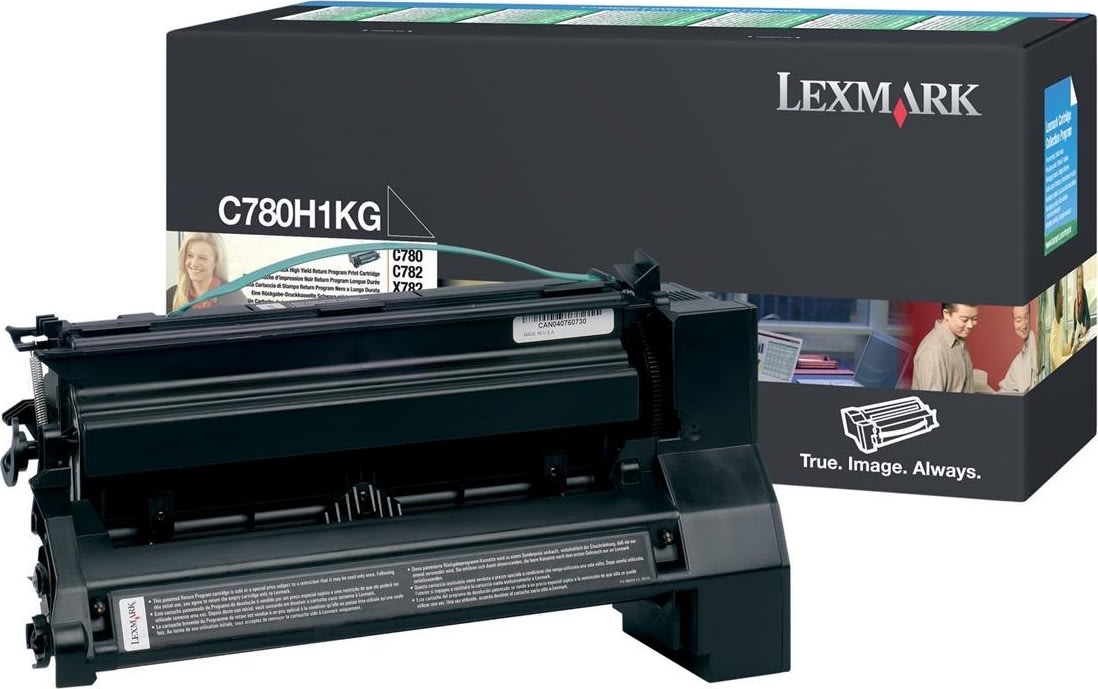 Lexmark C780H1KG lasertoner, sort, 10000s