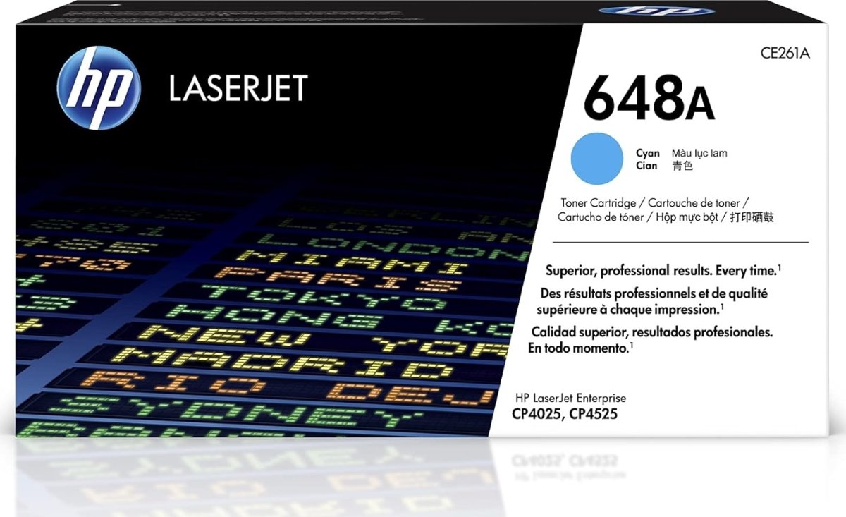 HP no 648 CE261A lasertoner, blå, 11000s