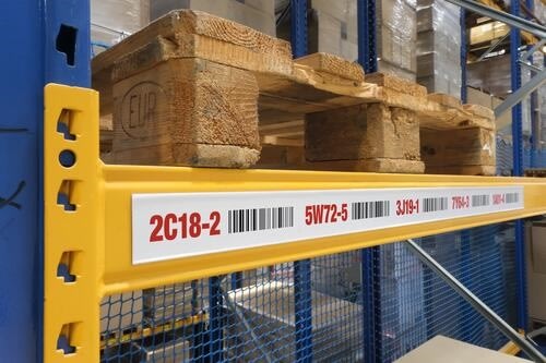 Durable Scanfix etiketholder, selvklæ. B1000xH62mm