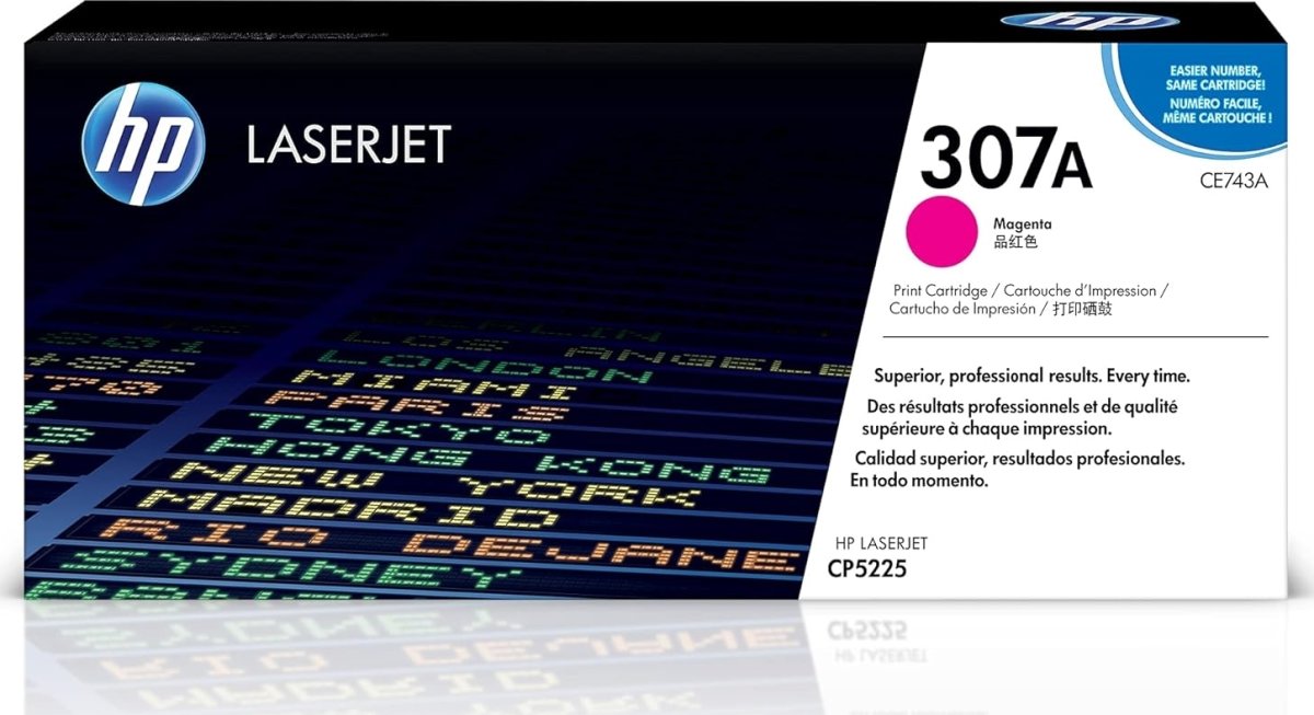 HP no 307A CE743A lasertoner, rød, 7300s
