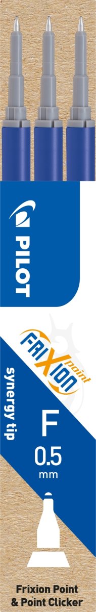 Pilot FriXion Point Clicker | F | Valuepack | Blå