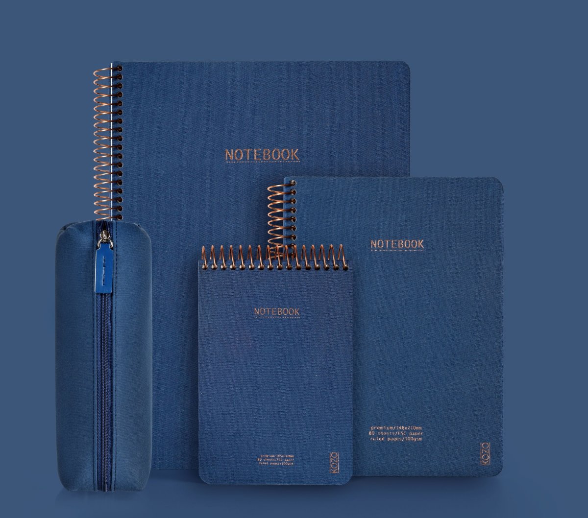 Kozo Penalhus | 21x7x7 cm | Navy