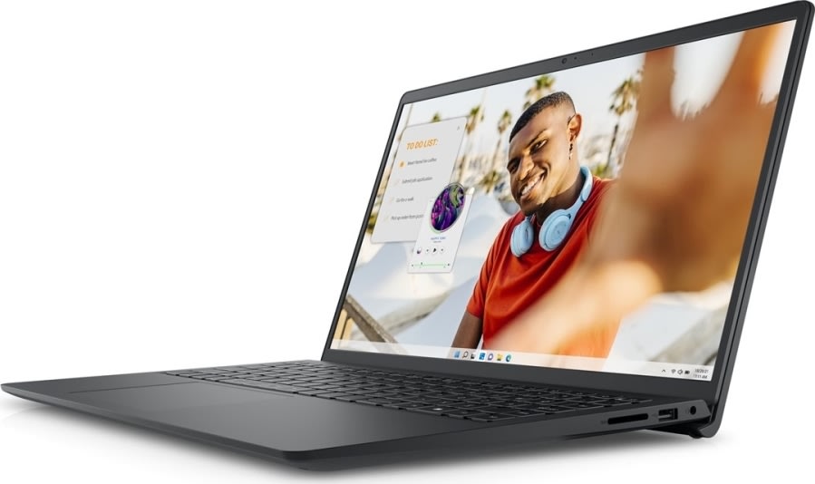 Dell Inspiron 15 15,6" bærbar laptop, sort