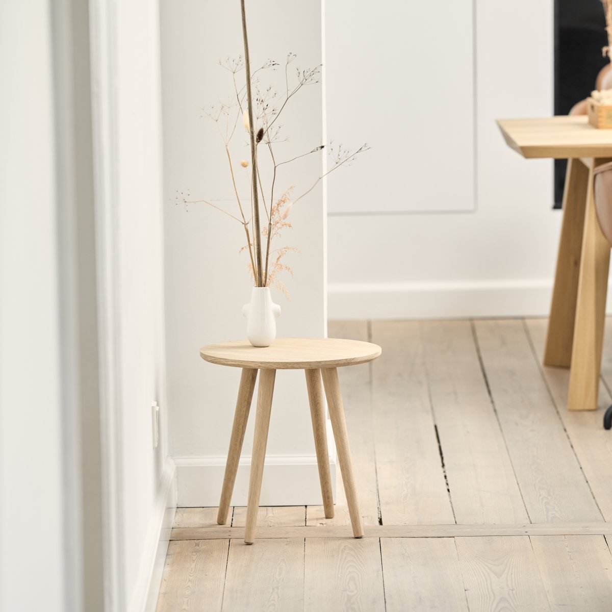 Noble Denmark Bosca Sofabord, Ø40 cm, eg, natur