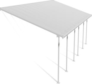 Palram Canopia Feria terr. overdæk, 4x8,5m, hvid