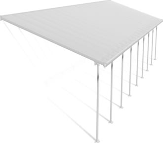 Palram Canopia Feria terr. overdæk, 4x12,7m, hvid