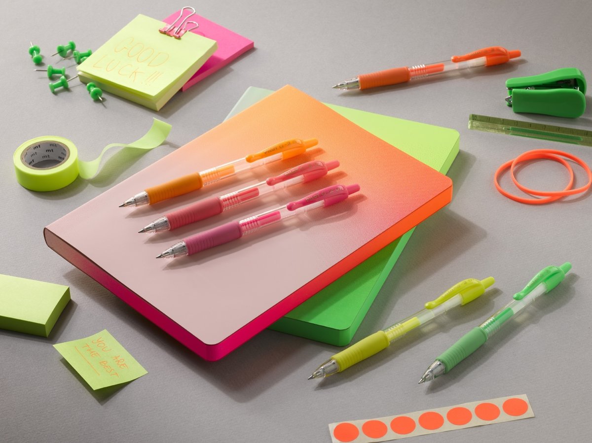 Pilot G-2 Rollerpen | M | 4 lyse neonfarver