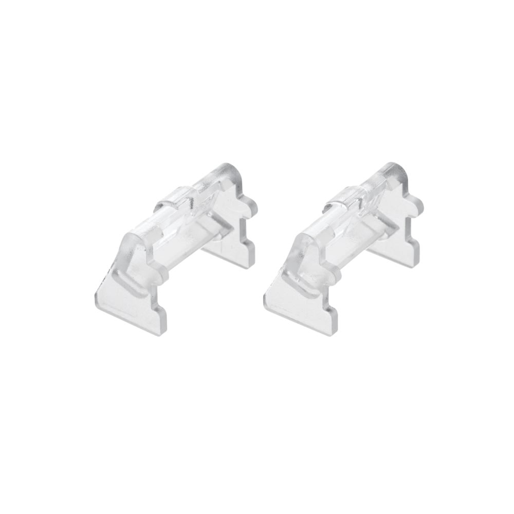 Elfa Decor hyldelisteklips t/hylde m/hæld., 2 stk