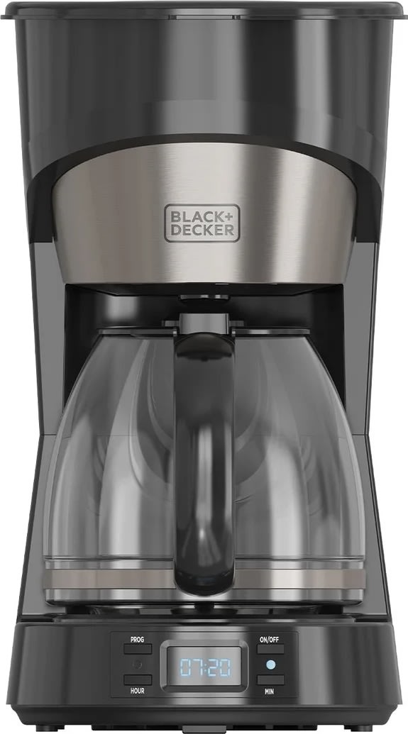 Black+decker Kaffemaskine LCD 12 Kopper, sort