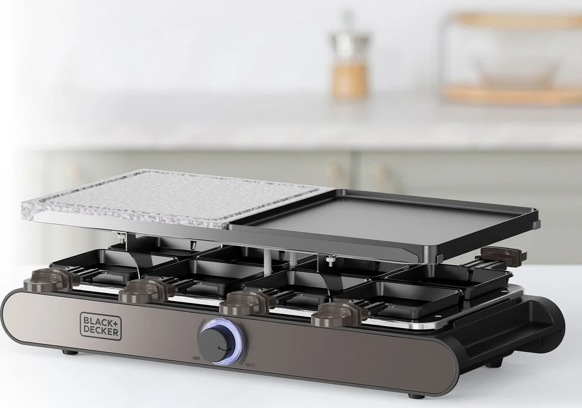 Black+decker Raclette Grill, sort