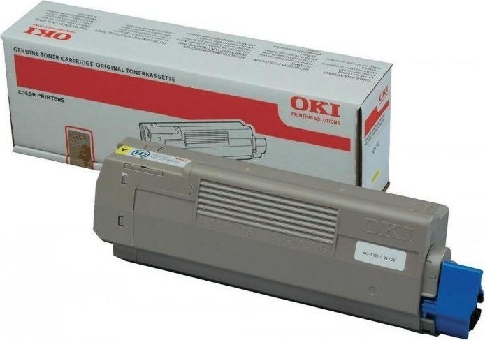 OKI 44315305 lasertoner, gul, 6000s