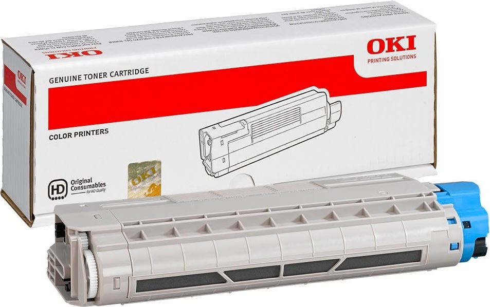 OKI 44315307 lasertoner, blå, 6000s