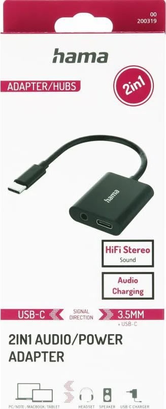Hama Lyd Adapter 2i1