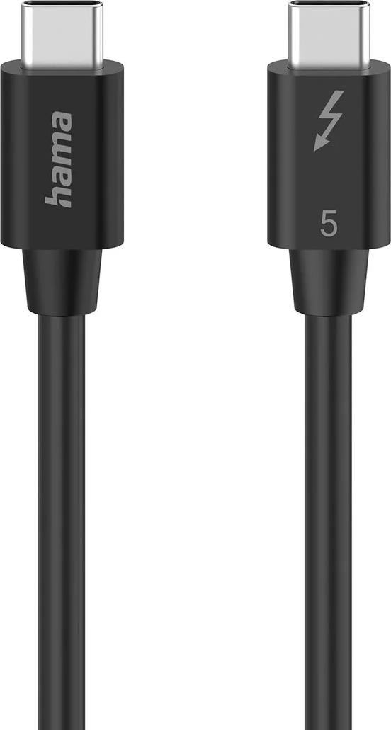 Hama Kabel USB-C Thunderbolt, sort