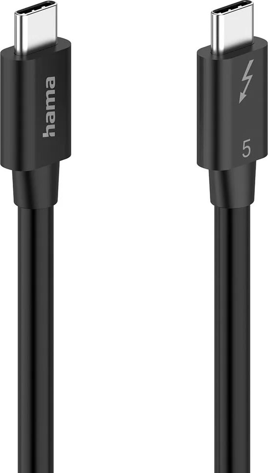 Hama Kabel USB-C Thunderbolt, sort