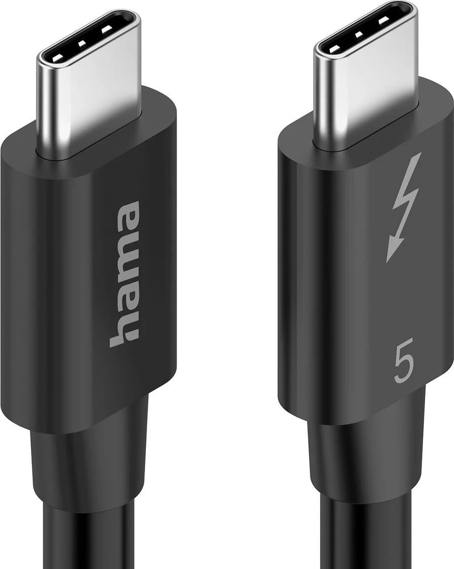 Hama Kabel USB-C Thunderbolt, sort