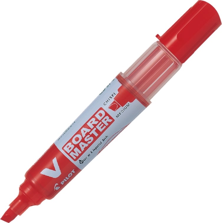 Pilot V-Board Master WB Marker | M skrå | Rød