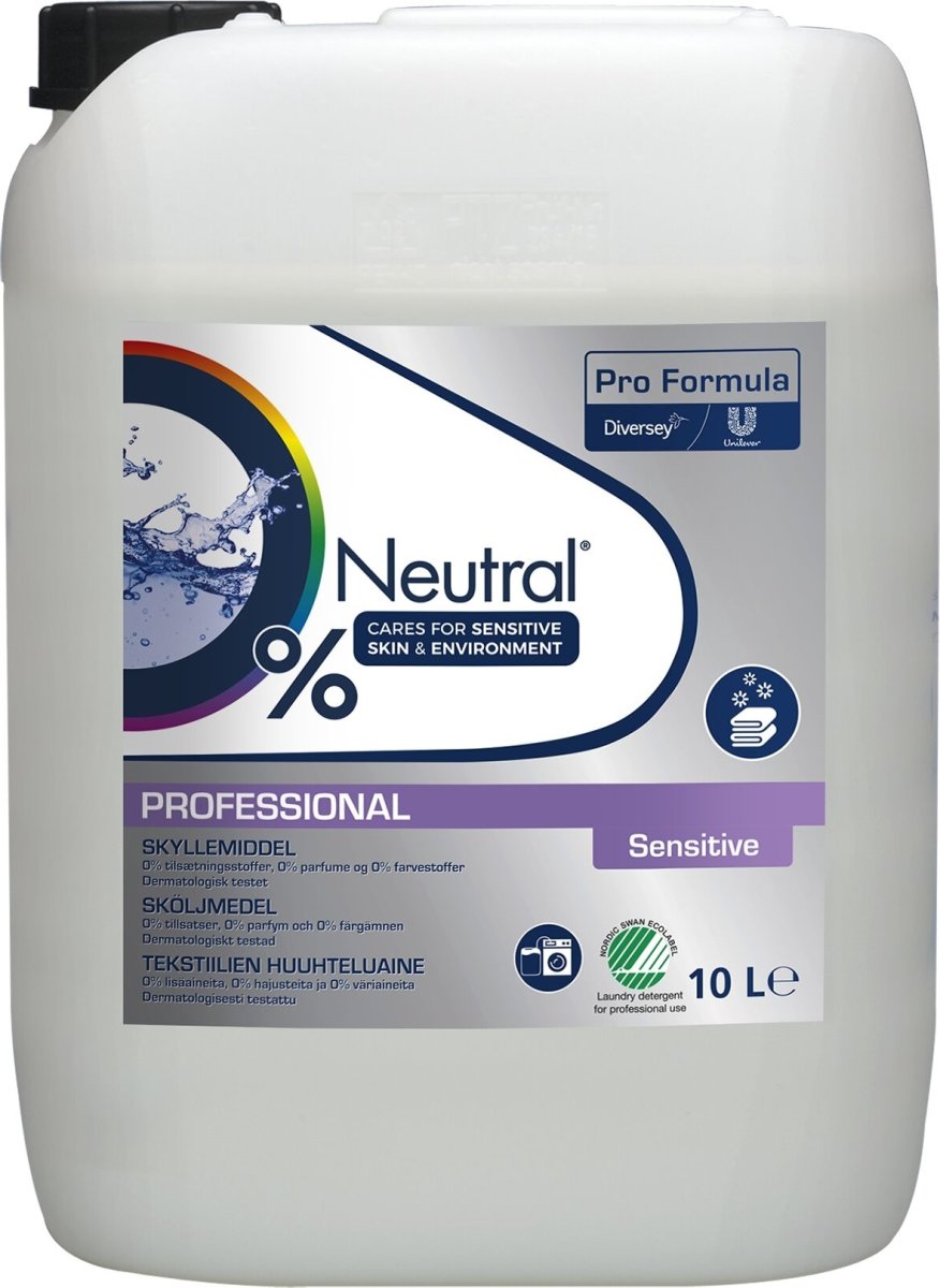 Neutral Pro Skyllemiddel, Sensitive, 10L
