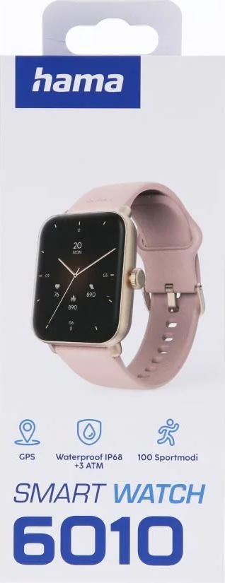 Hama SmartWatch 6010, rose gold