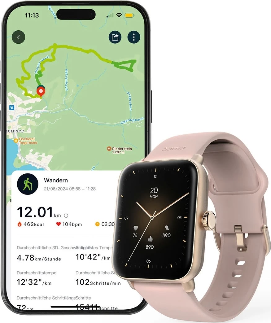 Hama SmartWatch 6010, rose gold