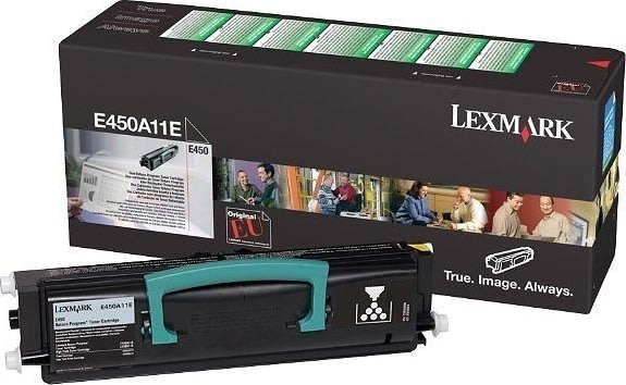 Lexmark E450A11E lasertoner, sort, 6000s