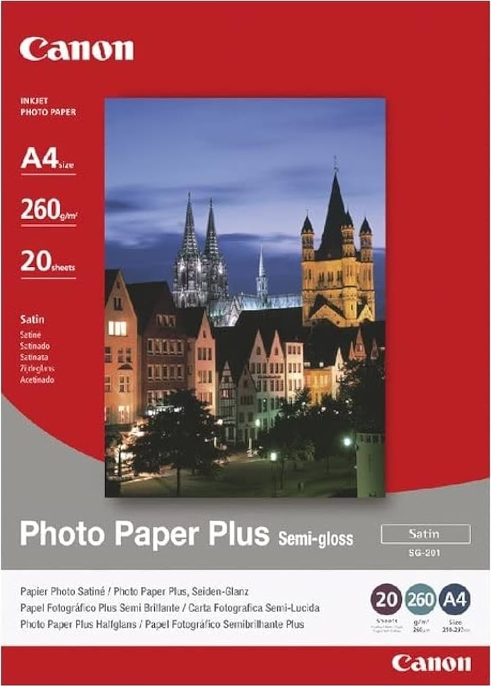 Canon PP-201 blank inkjetfoto, A3+/260g/20ark