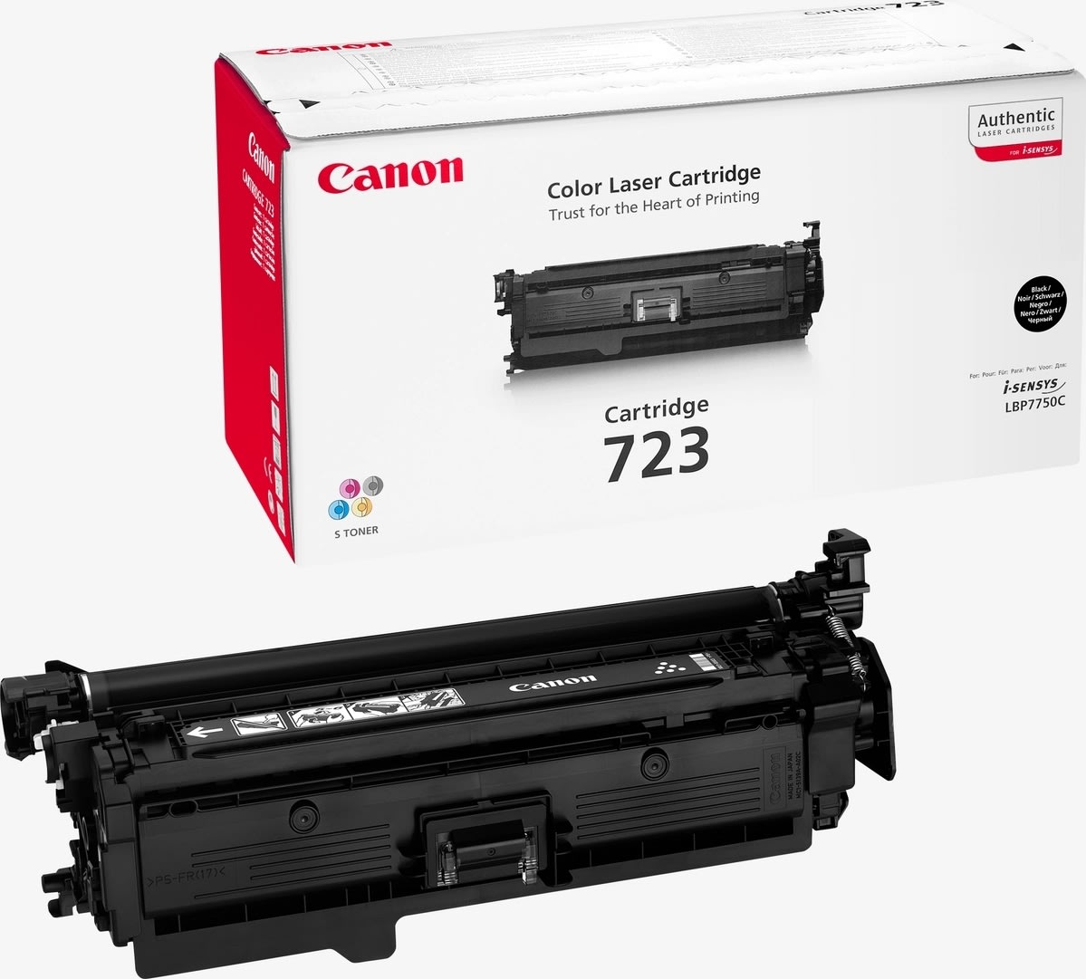 Canon nr.723BK/2644B002AA lasertoner, sort, 5000s