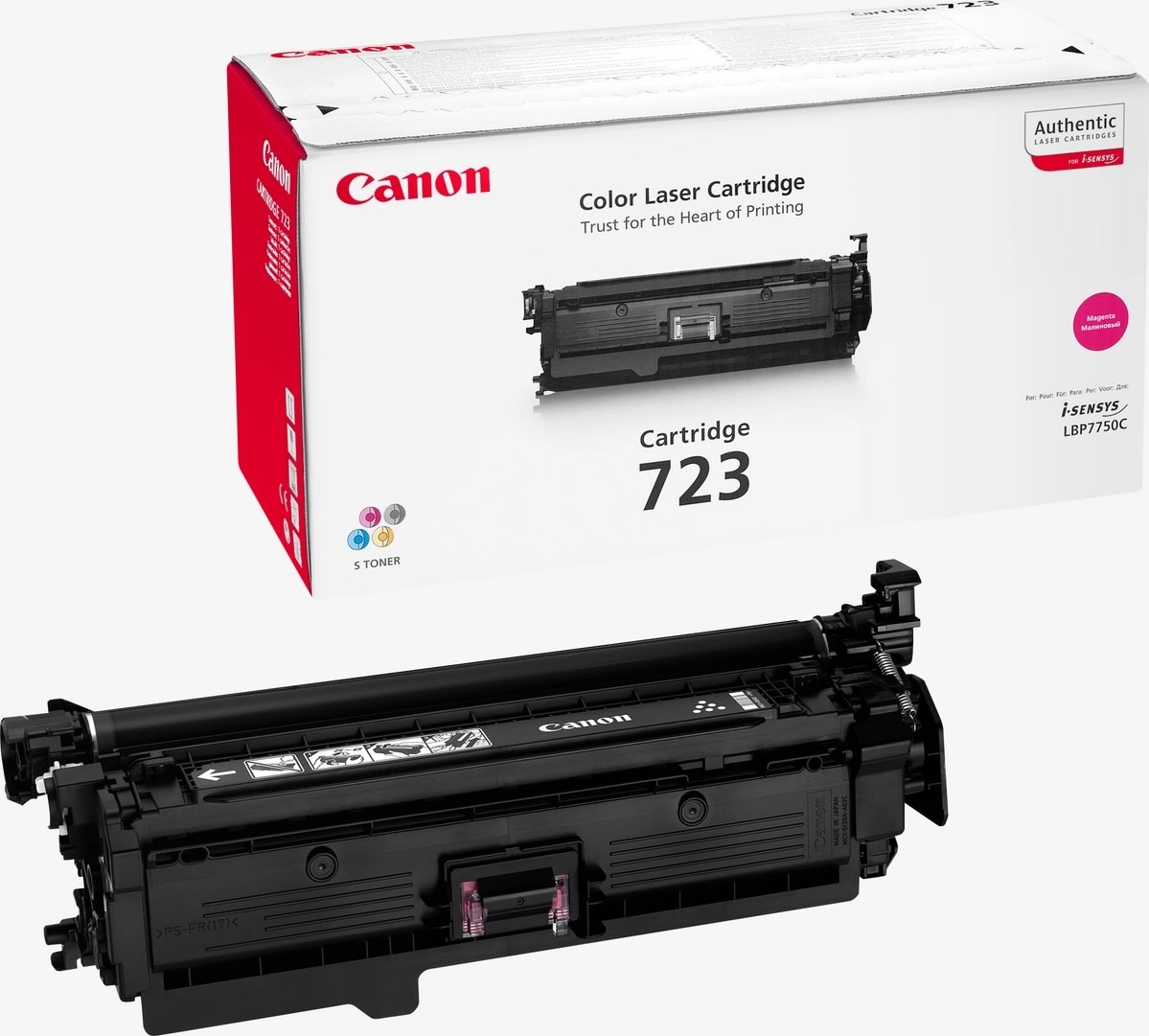Canon nr.723M/2642B002AA lasertoner, rød, 8500s