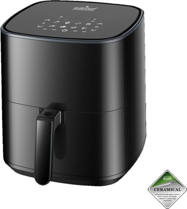 GrillnGO Madrid airfryer, 5L, sort